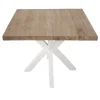 Teak houten vierkanten eettafel 100×100 cm