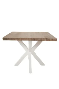 Teak houten vierkanten eettafel 100×100 cm