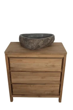Teakhouten badkamer meubel minimalistisch