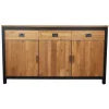 Teakhouten Dressoir met Metalen Details – 150 cm