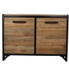 Teakhouten Dressoir of Badkamermeubel met Metalen Details – 120 cm