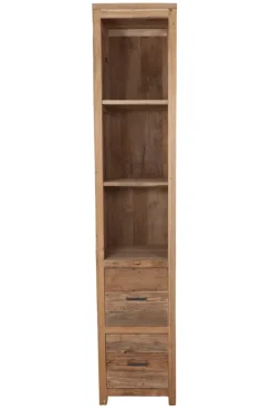 Teakhouten full wood kolomkast