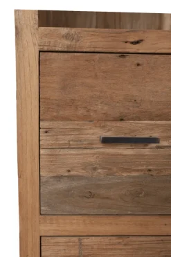 Teakhouten full wood kolomkast