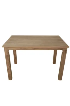 Teakhouten kleine eettafel 120×80 cm