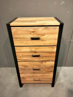 Teakhouten ladekast robuust teak