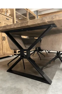 Teakhouten Landelijke Eettafel – 300 cm
