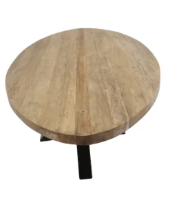 Teakhouten ovale eettafel