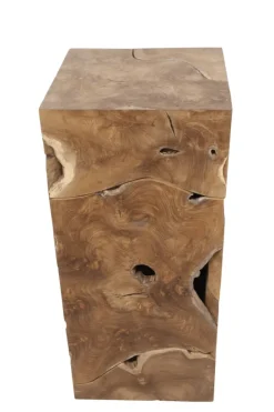 Teakhouten pilaar 40x40x90h