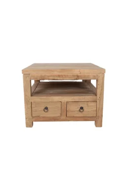 Teakhouten salontafel met lades