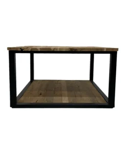 Teakhouten salontafel met onderblad