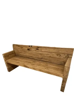 Teakhouten stoere bank