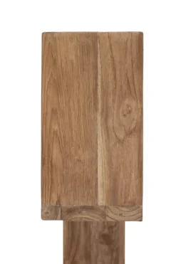 Teakhouten wandrek / wanddecoratie