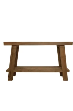 Teakhouten Wandtafel/ badkamermeubel 120 of 140