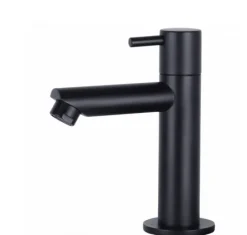 Toilet wasbakje met zwart metalen beugel er onder incl kraan, afvoerplug en sifon
