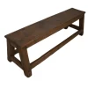 Vintage oud houten school bankje 150 cm