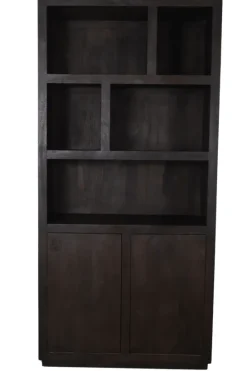 Walnoot kleurige Vakkenkast – 100 cm breed