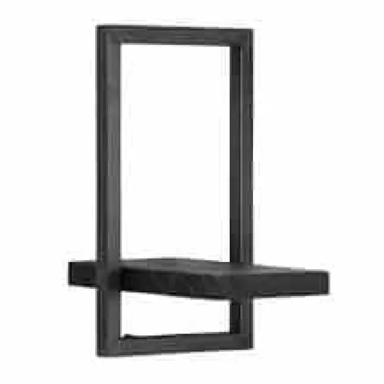 Wandplank S voor aan de muur zwart – Selfmate collectie type E