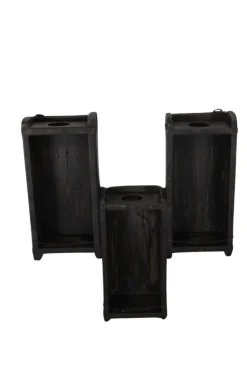 Wijnfleshouder van Oude Zwarte Brick Mold