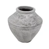 Witte stenen ronde pot