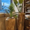 wortel teak houten vaas