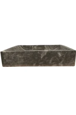 Zwart marmeren wasbak