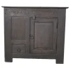 Zwart oud landelijk houten kastje 80x43x70 cm