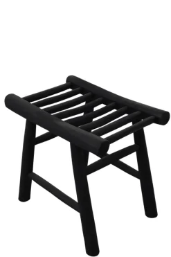 Zwart Teak Krukje van Stammetjes