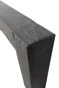 Zwarte Houten Balken Sidetable