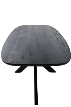 Zwarte Mango Deens Ovale Eettafel